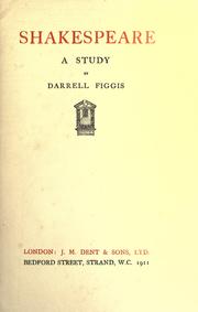 Cover of: Shakespeare: a study