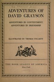 Cover of: Adventures of David Grayson [pseud.]