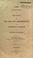 Cover of: Cases argued and determined in the Court for the Trial of Impeachments and Correction of Errors, in the State of New-York. [1796-1805]