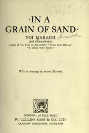 Cover of: In a grain of sand