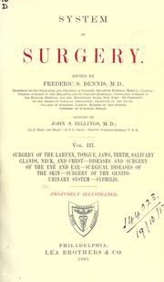 Cover of: System of surgery.