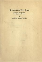 Cover of: Plays of old Japan: the 'No'