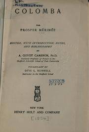 Cover of: Colomba. by Prosper Mérimée