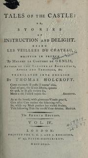 Cover of: Tales of the castle by Stéphanie Félicité, comtesse de Genlis