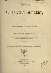 Cover of: course of operative surgery