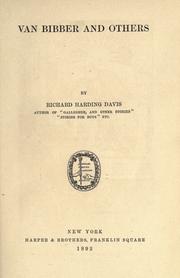 Cover of: Van Bibber and others | Richard Harding Davis