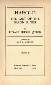 Cover of: Harold, the last of the Saxon kings