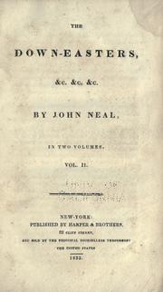 Cover of: The Down-easters by John Neal