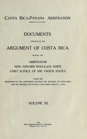 Documents annexed to the Argument of Costa Rica by Costa Rica.