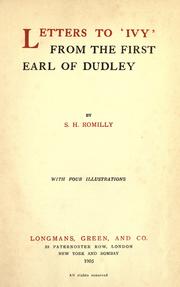 Letters to "Ivy" from the first Earl of Dudley by Dudley, John William Ward Earl of