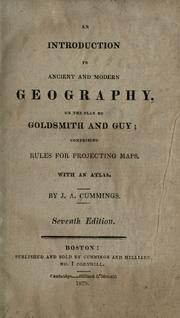 Cover of: An introduction to ancient and modern geography by J. A. Cummings