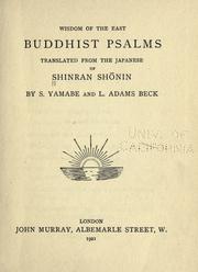 Cover of: Buddhist psalms by Shinran