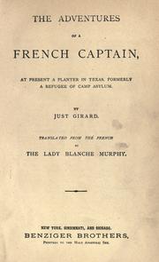 Cover of: The adventures of a French captain