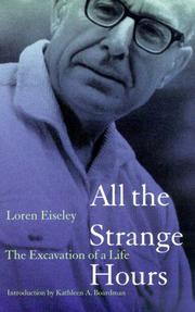 Cover of: All the Strange Hours by Loren C. Eiseley