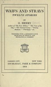 Cover of: Waifs and strays by O. Henry