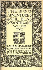 Cover of: The adventures of Gil Blas of Santillane. by Alain René Le Sage