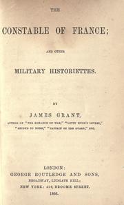 Cover of: The Constable of France by James Grant, James Grant