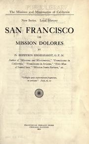Cover of: San Francisco or Mission Dolores
