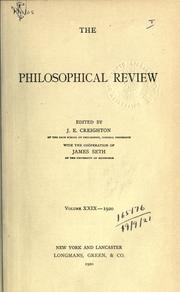 The Philosophical review