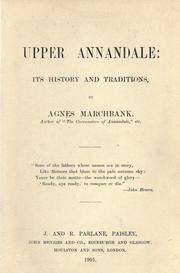 Cover of: Upper Annandale: its history and traditions.