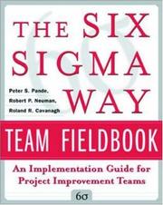 Cover of: The Six Sigma way team fieldbook: an implementation guide for project improvement teams