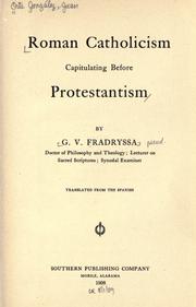 Cover of: Roman Catholicism capitulating before Protestantism