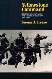 Cover of: Yellowstone Command by Jerome A. Greene