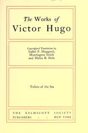Cover of: Toilers of the Sea: The works of Victor Hugo, Vol. 8