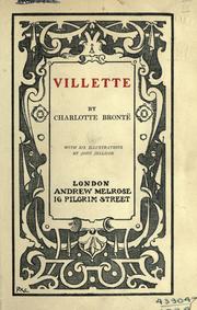 Cover of: Villette. by Charlotte Brontë