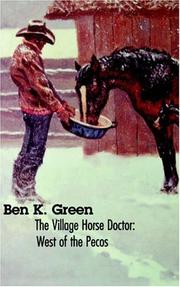Cover of: The village horse doctor: west of the Pecos