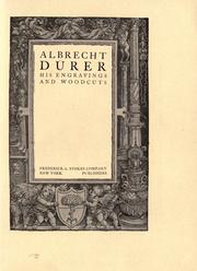 Cover of: Albrecht Dürer: his engravings and woodcuts.