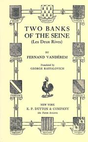 Cover of: Two banks of the Seine (Les deux rives)