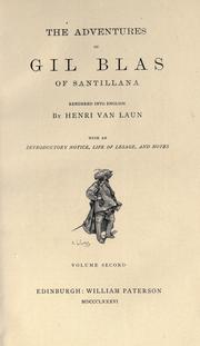 Cover of: adventures of Gil Blas of Santillana.