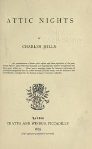 Cover of: Attic nights by Charles Mills