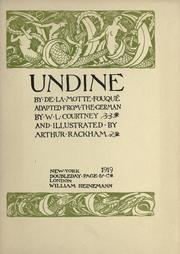 Cover of: Undine
