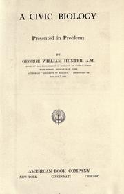 Cover of: A civic biology by George W. Hunter Jr.