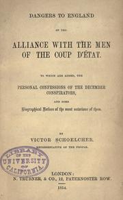 Dangers to England of the alliance with the men of the coup d'état by Victor Schoelcher