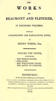 Cover of: The works of Beaumont and Fletcher by Francis Beaumont, Francis Beaumont