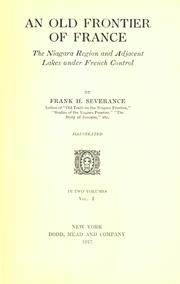 Cover of: An old frontier of France by Frank H. Severance