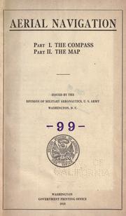 Cover of: Aerial navigation ... by United States. War Dept. Division of Military Aeronautics.