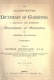 Cover of: The illustrated dictionary of gardening