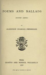 Poems by Algernon Charles Swinburne