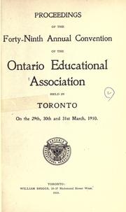 Cover of: Yearbook and proceedings.