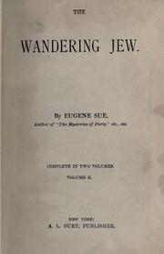 Cover of: The wandering Jew. by Eugène Sue