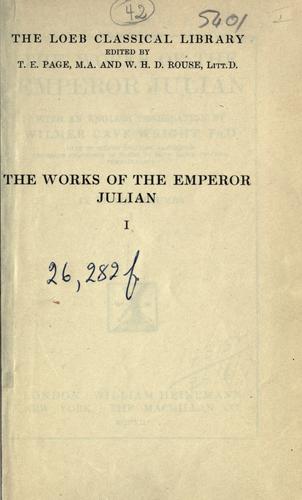 Works. by Julian Emperor of Rome