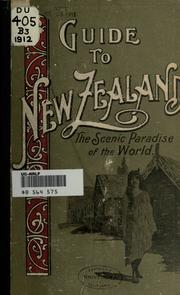 Cover of: Guide to New Zealand by C. N. Baeyertz