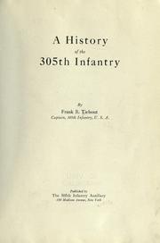 A history of the 305th infantry