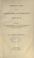Cover of: Historical notes on the constitutions of Connecticut, 1639-1818