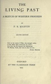 Cover of: living past: a sketch of western progress