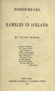 Cover of: Norðurfari: or, Rambles in Iceland.